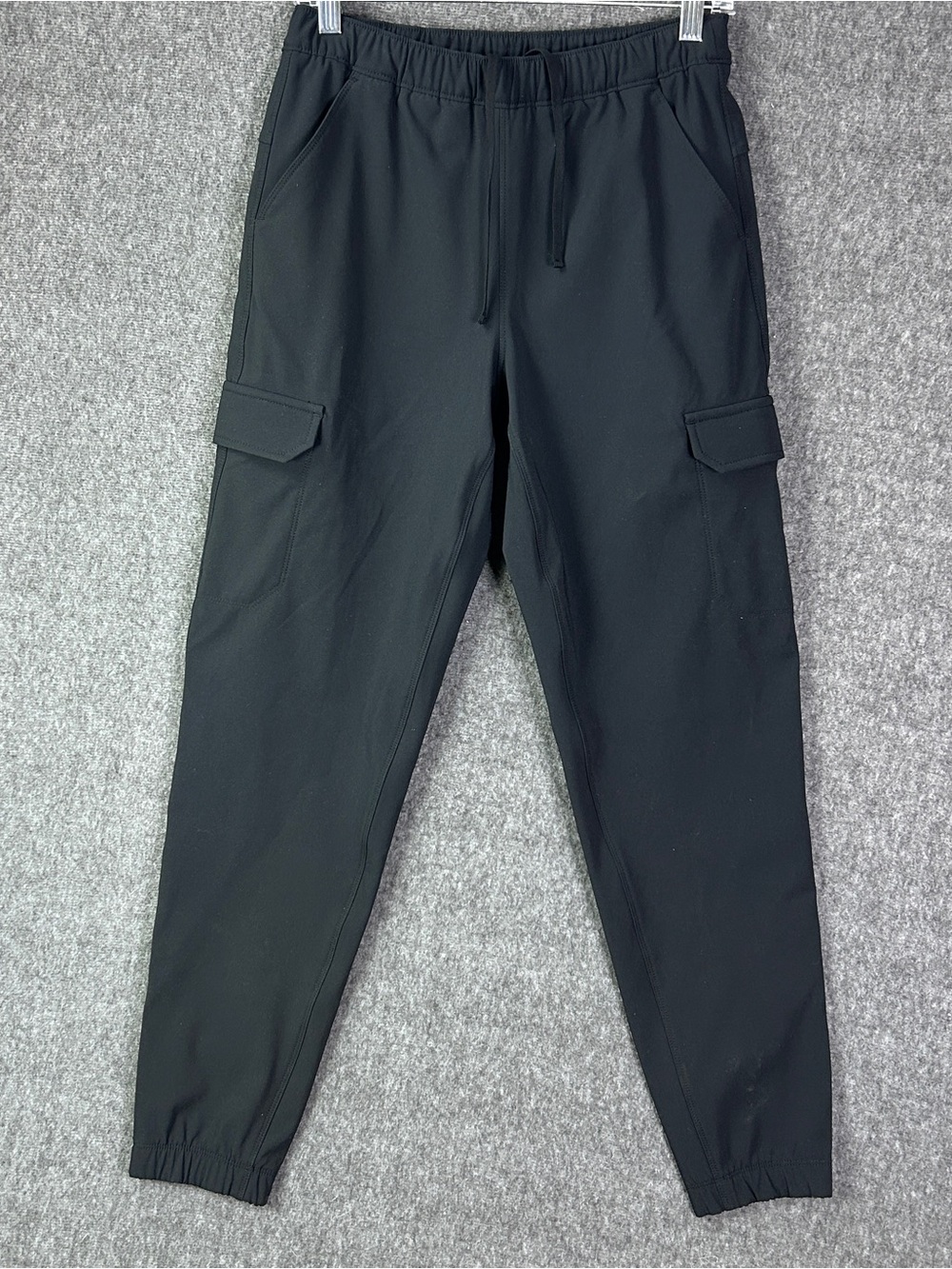 Eddie Bauer Pants Womens 2 Black Cargo Jogger Stretch Water Repellent Hiking